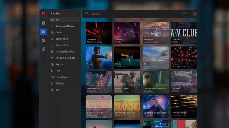 Maxon Red Giant 2026 Full Version workspace dan studio editor